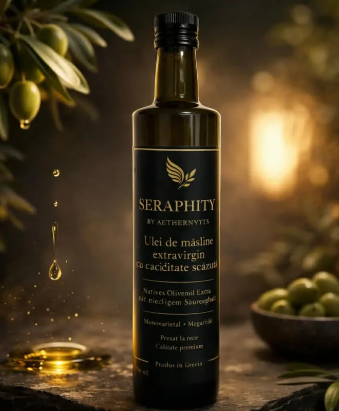 Seraphity - ulei de masline extravirgin cu aciditate scazuta 500 ml