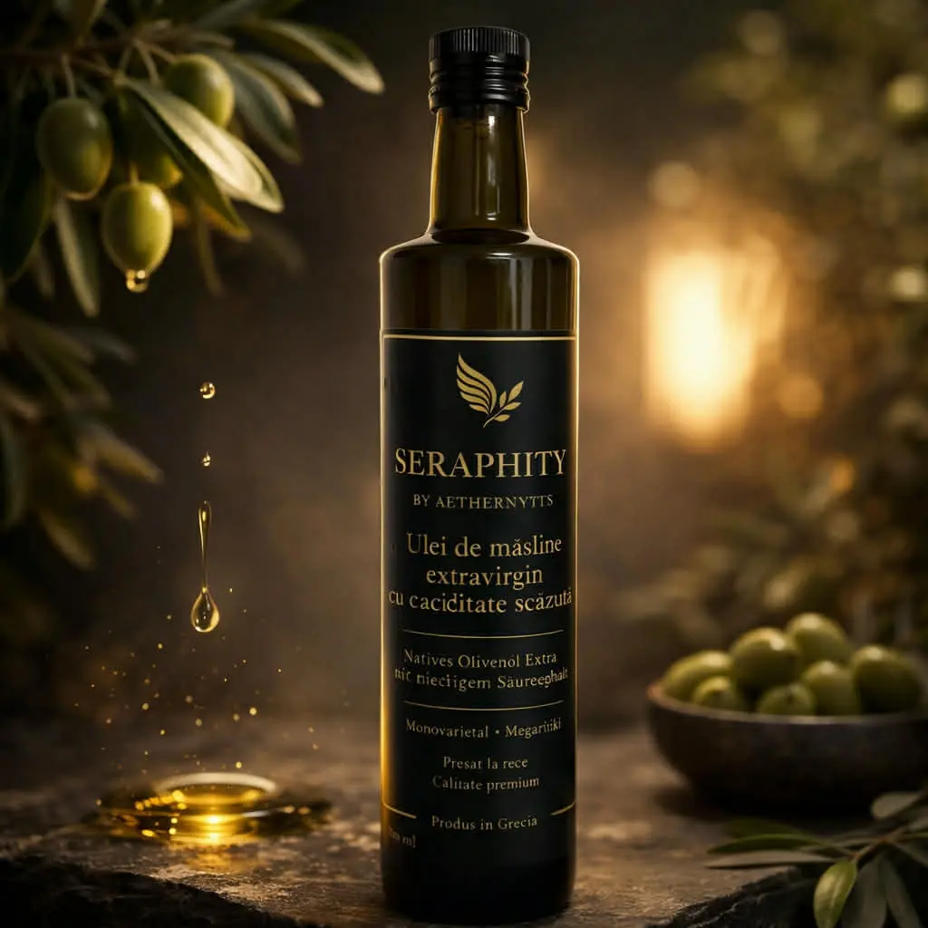 Seraphity - ulei de masline extravirgin cu aciditate scazuta 500 ml